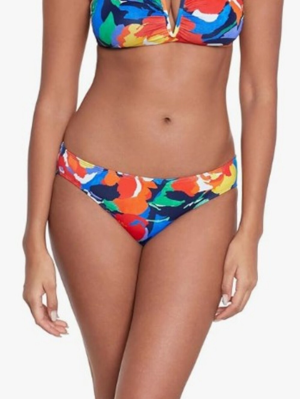 LAUREN Ralph Lauren Bold Abstract Floral Printed Hipster
